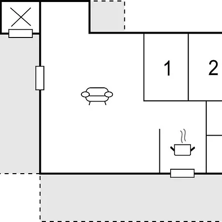 펜션 Gl Hovej X Blåvand